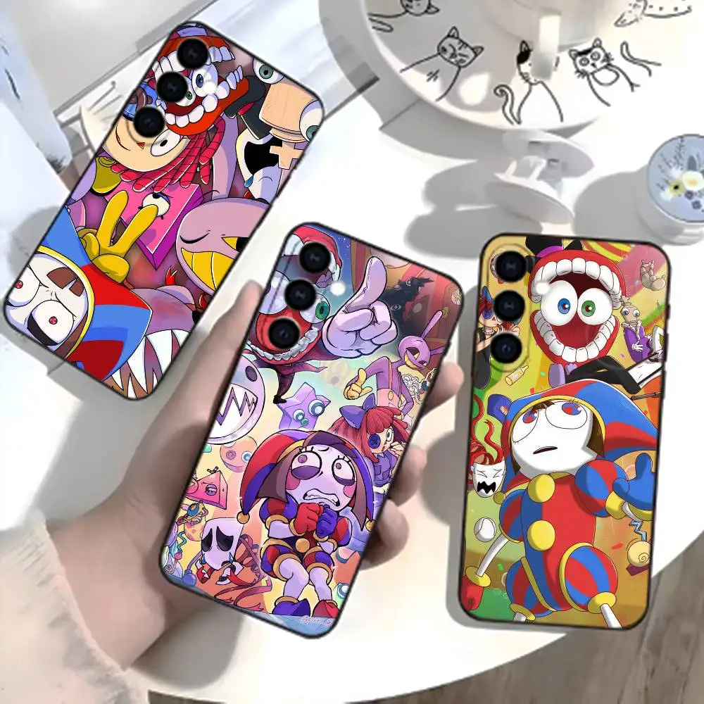 Jax Amazing S-Digital Circus Phone Case For Samsung Galaxy A73,A72,A71,A70,A52,A51 Others Soft Black Cover