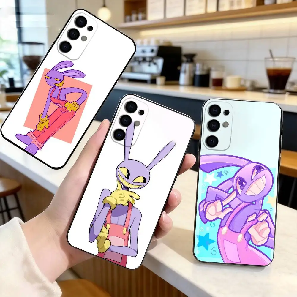 Digital C-Circus Web Series Cartoon Jax Phone Case For Samsung S25,S24,S21,S22,S23,S30,Ultra,S20,Plus,Soft Silicone Black Cover