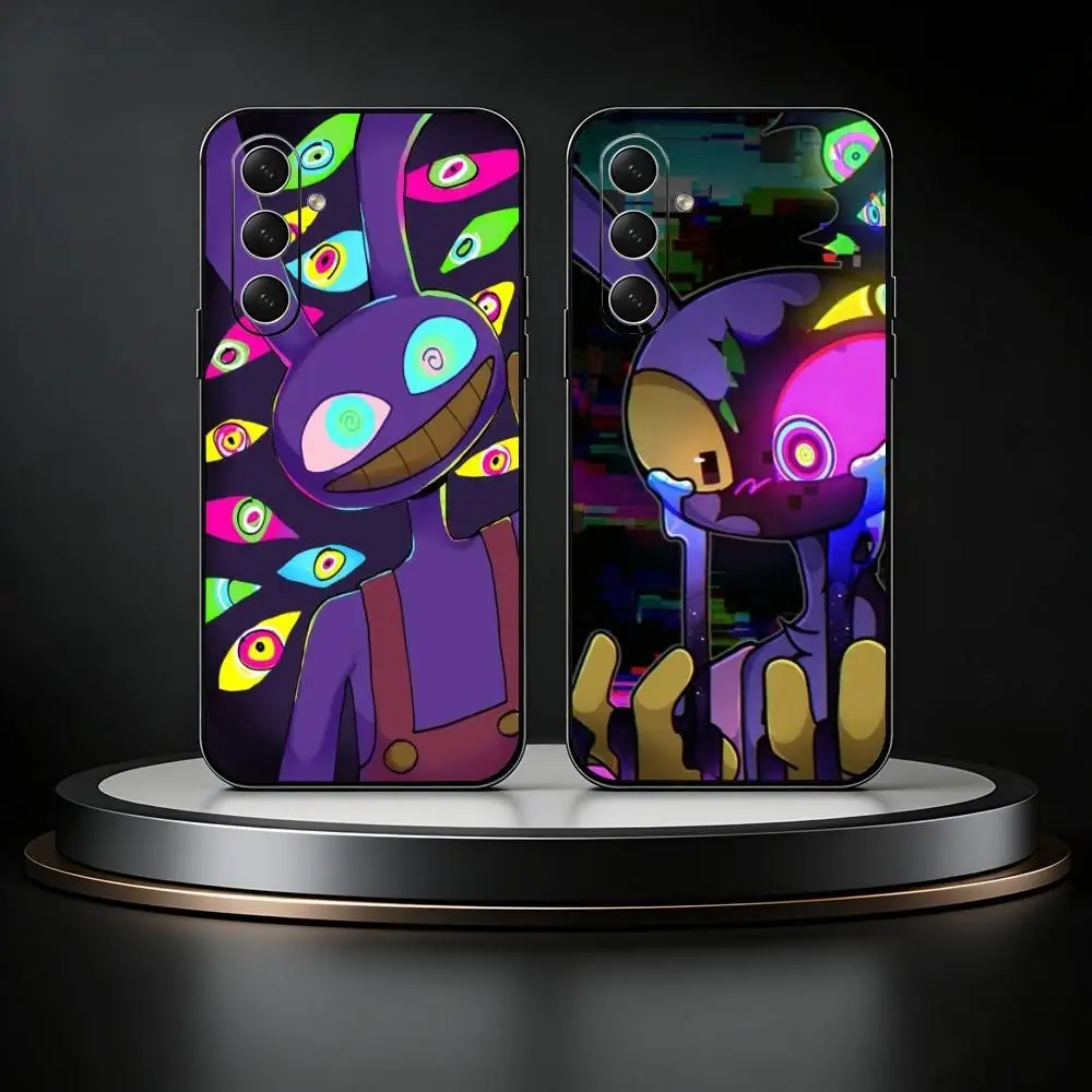 The Amazing D-Digital Circus TADC Jax Phone Case For Samsung Galaxy A73,A72,A71,A70,A52,A51 Others Soft Black Cover