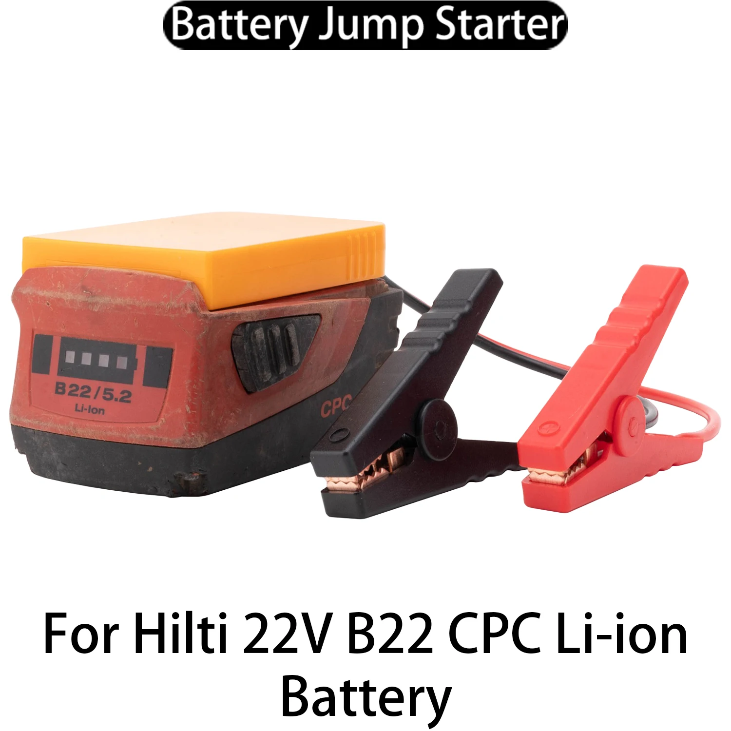Portable Car Battery Jump Starter Jump Box For Hilti 22V B22 CPC Li-ion Battery Tool Accessory Car Jump Starter Ignition Device