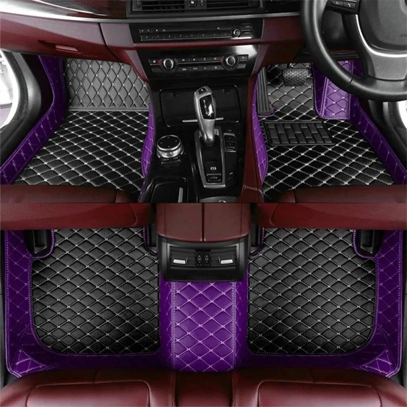 Custom For DS 5/Citroën DS5/DS 5LS Sedan Hatchback 2010‑2019 Luxury PU All Weather Car Floor Mats Anti Slip Accessories LHD/RHD