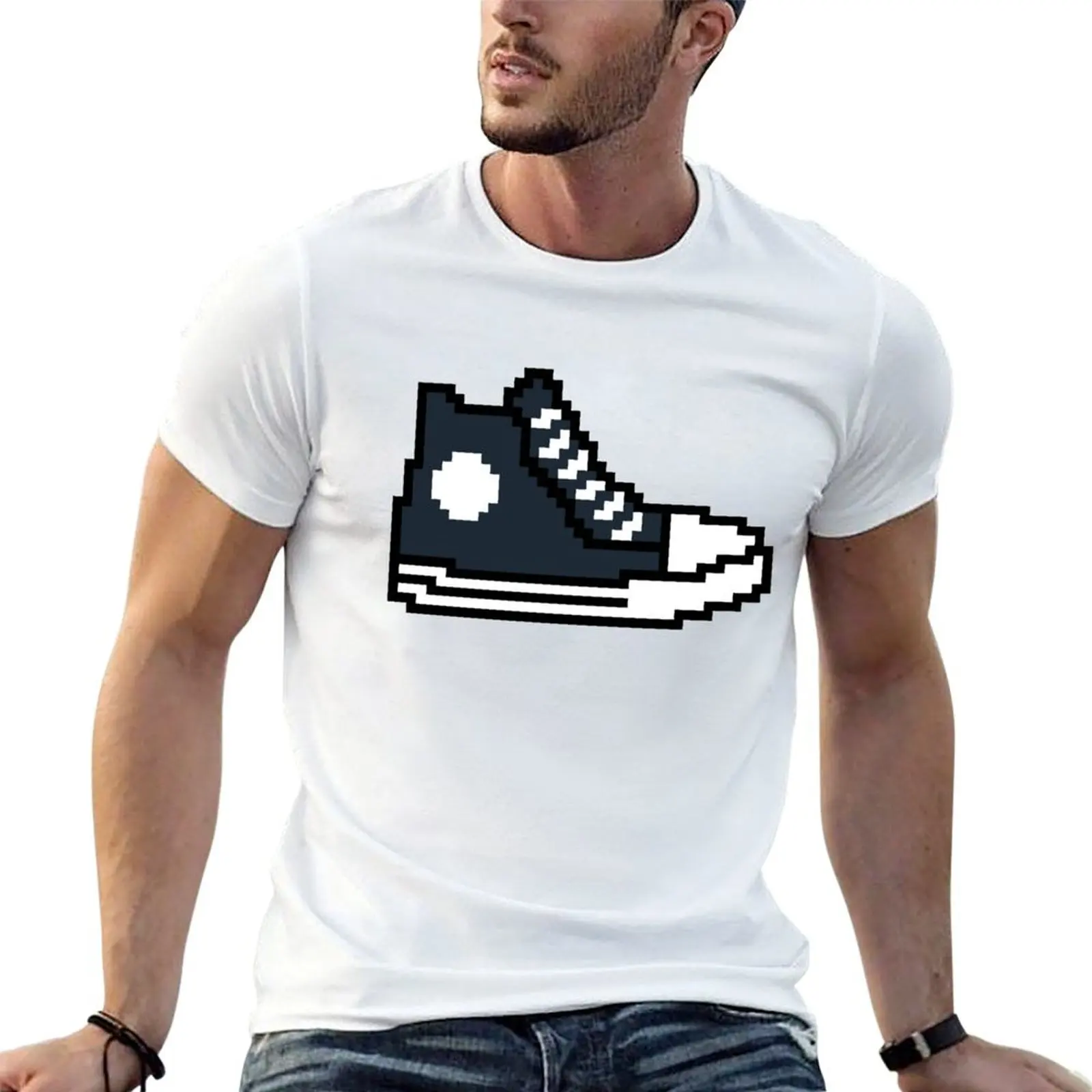 Fast and furious 8 bit shoe Ludacris / Tej Parker T-Shirt Basic All Season Solid T-Shirt