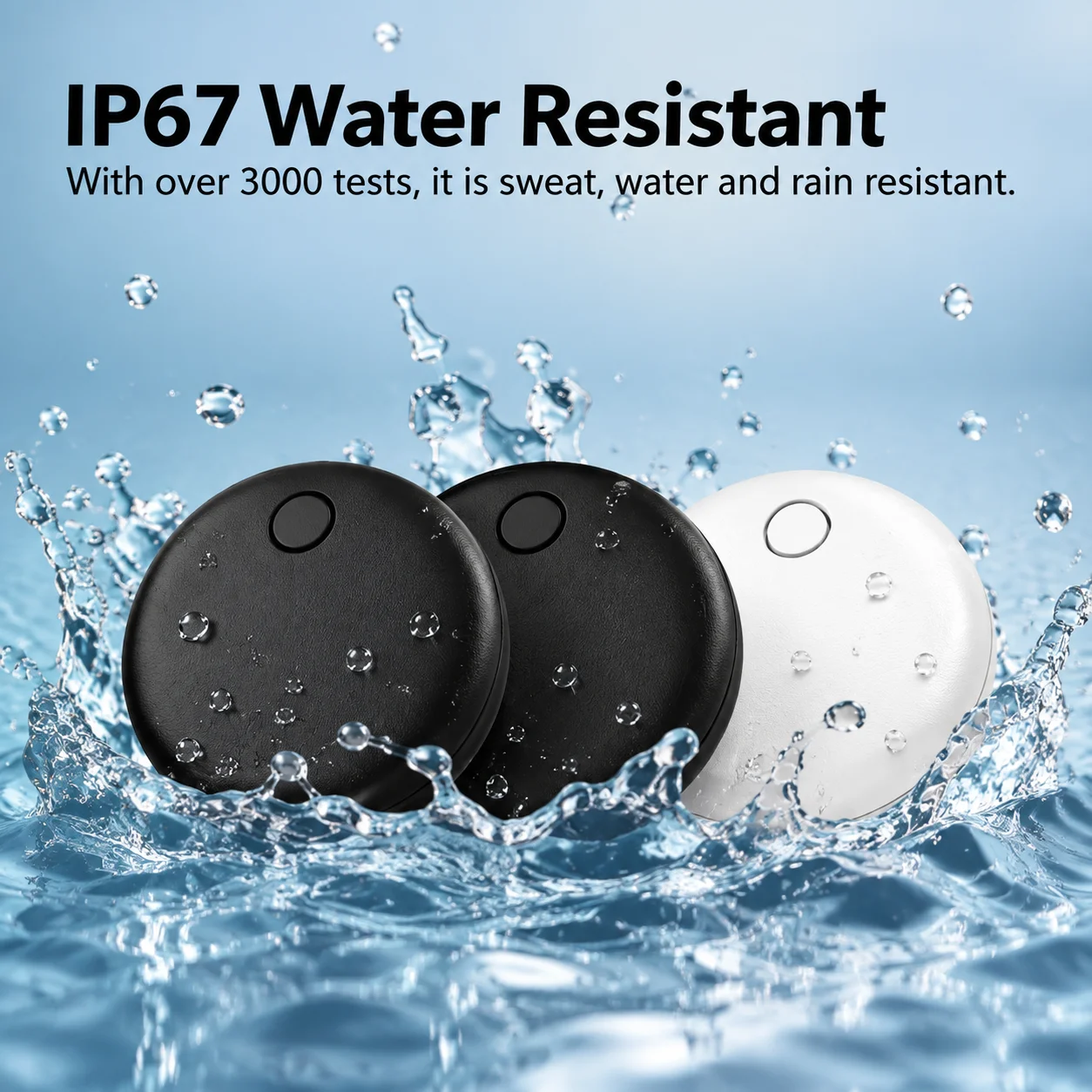 Mini Bluetooth Item Finder Tracker Smart Tag for Keys Wallet Bag Luggage Pet Anti Lost Device Apple Find My Android Compatible