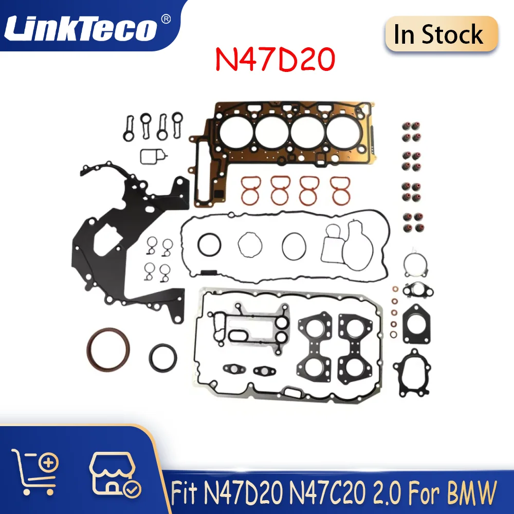 Head Gasket Set Fit 2.0D 2.0L N47 Diesel Engine For BMW 1 2 3 4 5 X1 X3 X5 2.0 D N47D20A N47D20B N47D20C N47D20D 11257812636