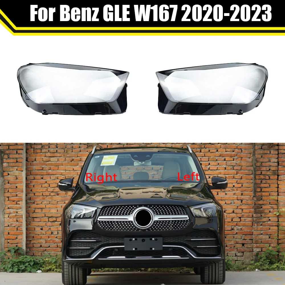 Car Replacement Headlight Case Shell Light Lamp Cover Lampshade For Mercedes-Benz GLE W167 GLE300 400 450 2020 2021 2022 2023