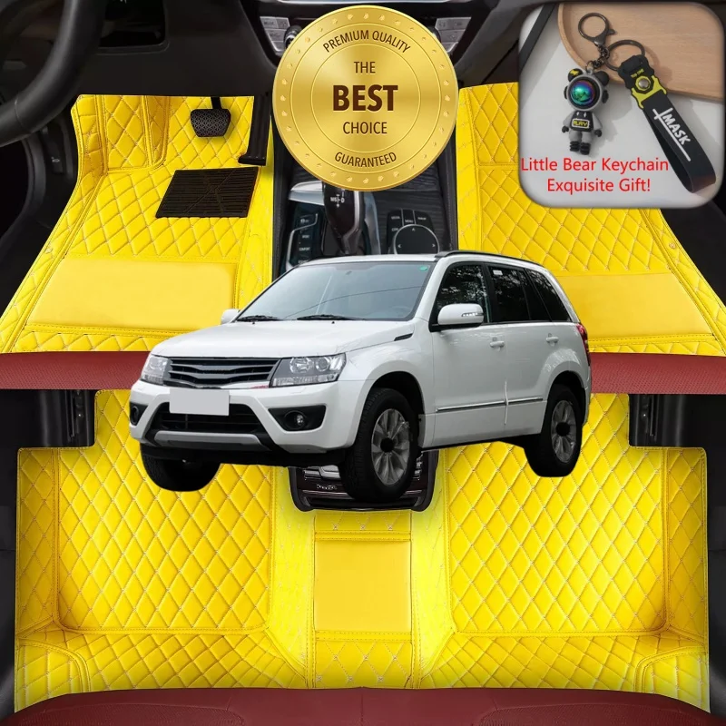 Customized Fit for Suzuki Grand Vitara 2000-2015 Car Floor Mats Car Accessories Tailored Auto Carpet Mats Left/Right-hand Drive