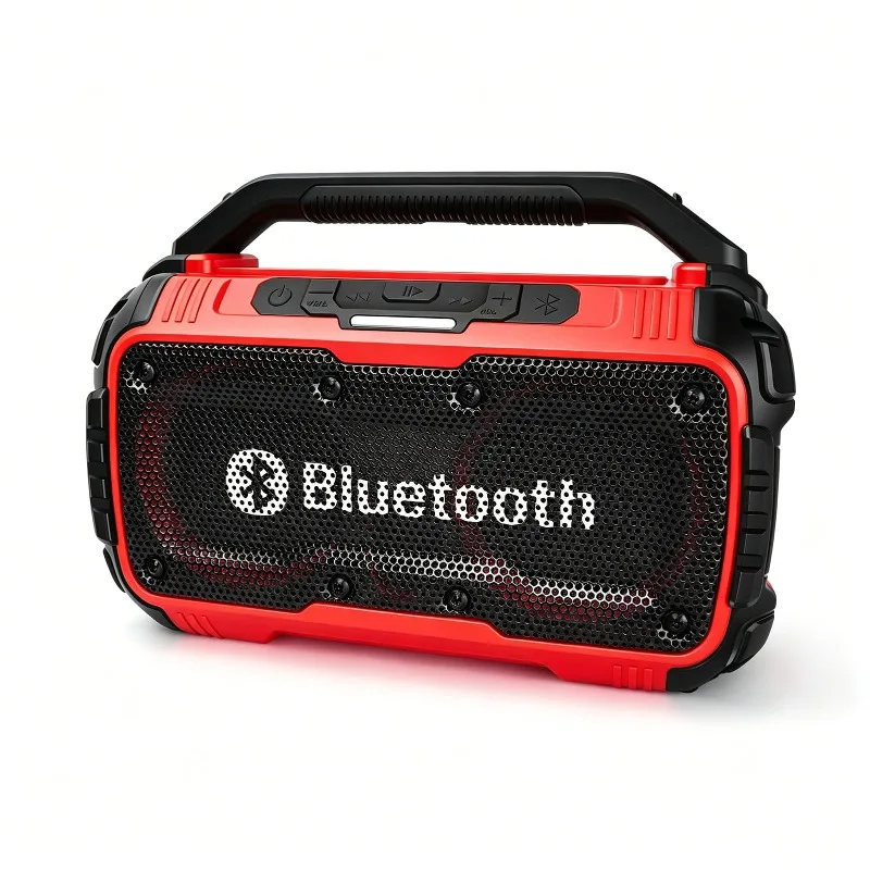 Portable Bluetooth Speaker Wireless Speaker Robust and Durable for Home and Outdoor for Makita/Milwaukee 18V Lithium Batteries