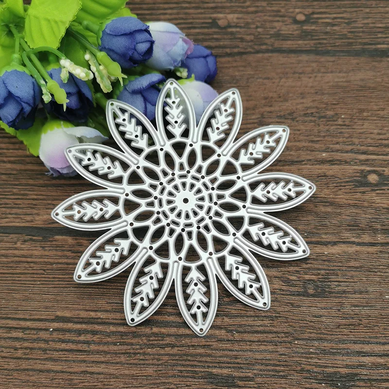 Merry flower decoration Metal Cutting Dies Stencils For DIY Scrapbooking Decorative Embossing Handcraft Die Cutting Template