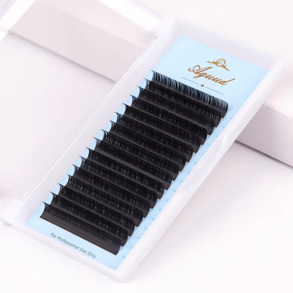 AGUUD J B C CC D Russian Volume Eyelashes Individual 0.03 0.05 0.07 0.10 Faux Classic Cashmere Lash Extension Supplies
