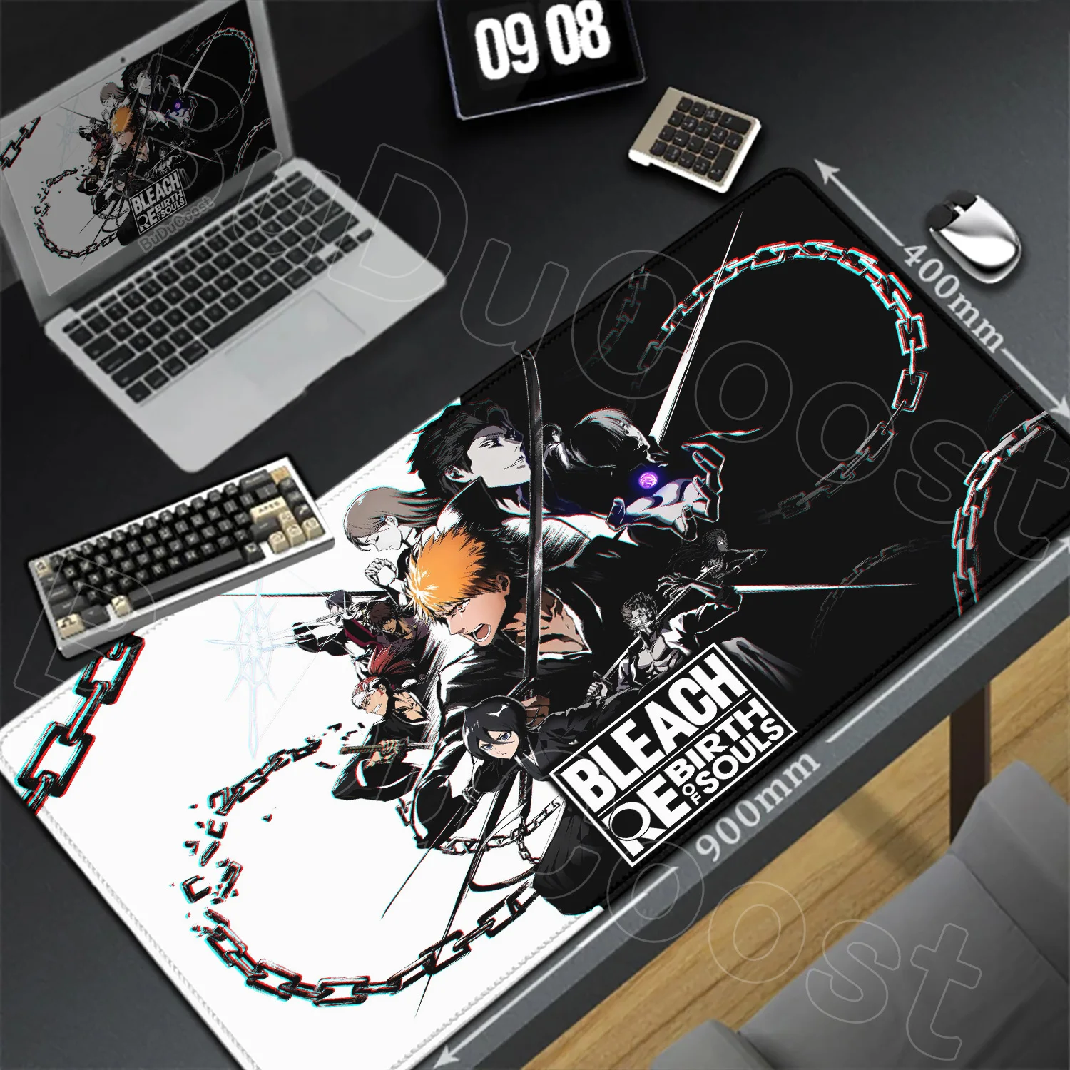 Anime Bleach Mousepad Large Keyboard Table Pad Japan Manga Laptop Office Rubber Soft Deskmat Pc Gamer HD Print Non-Slip Mice Mat