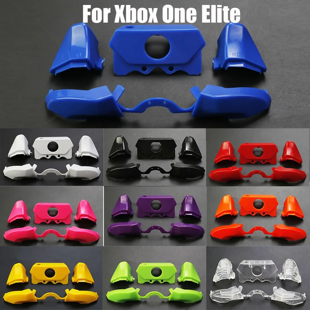 JCD 1Set For Xbox One Elite Controller LT RT LB RB Bumpers Triggers Buttons With Front Bezel Repair Kit Game Handle Accessories
