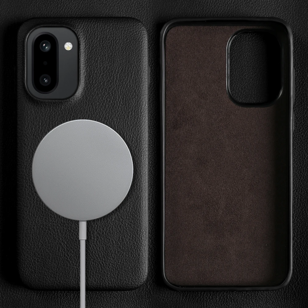 For Magsafe Phone Case For OnePlus 15R 15T 15 13T 13S 13 12 11 10T 9 9RT 7 7T 10 Pro Ace 5 6 6T Magnetic Leather Case Back Cover
