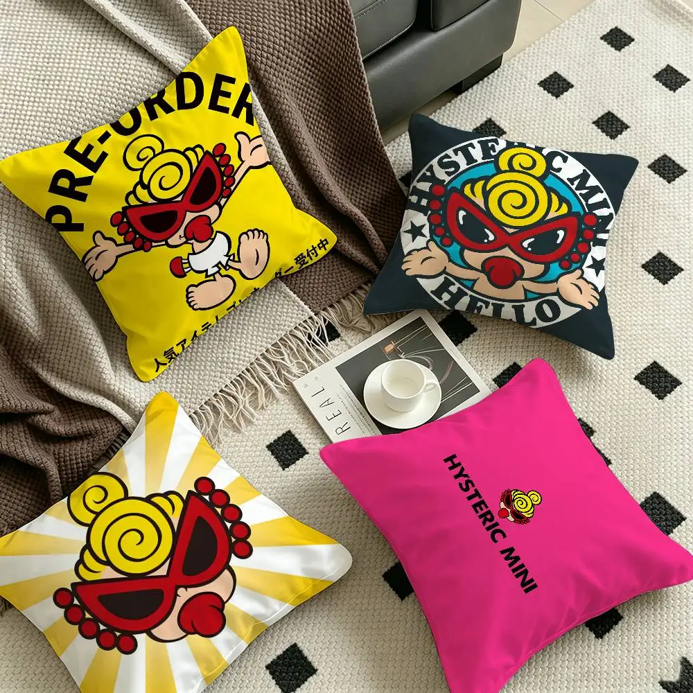 Japan Fashion Hysteric Mini Pillow Gift Home Office Decoration Bedroom Sofa Car Cushion Cover case 45x45