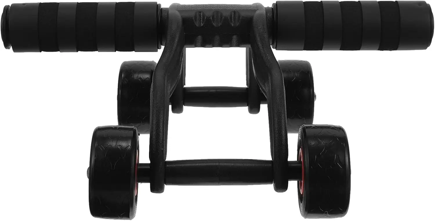 PRETYZOOM Male Abdominal Muscle Wheel with Bearing Anti-skid Grip Exercise Roller for Core Strength Training Home Gym Equipment