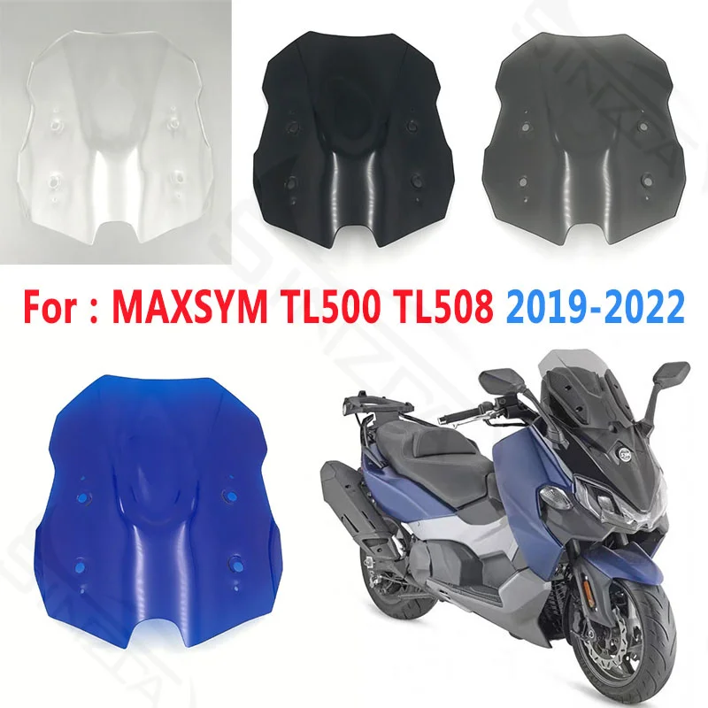 For SYM MAXSYM TL 500 TL500 TL508 TL 508 2019 2020 2021 2022 Windshield Windscreen Wind Deflectors MAXSYMTL 500 508 Black