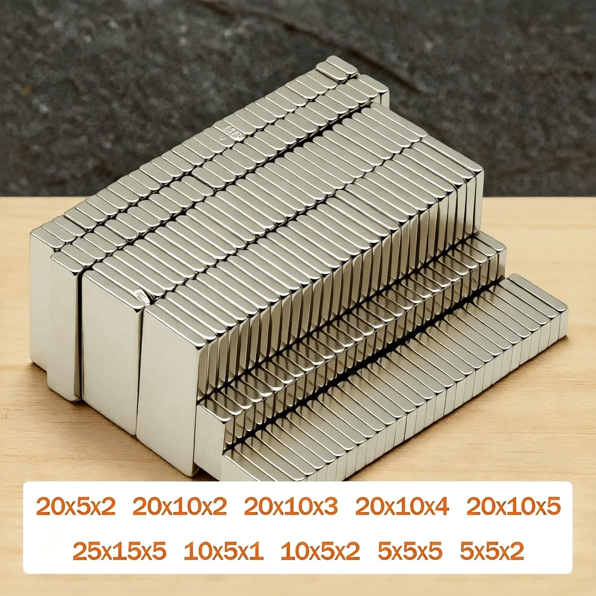 Super Strong Magnet N35 Block Magnetic NdFeB Powerful Neodymium Magnet imanes Refrigerator Magnets ﻿ 20x10x2 5x5x5 20x10x5 mm