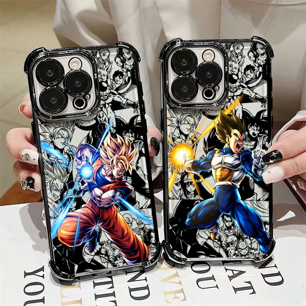 Anime Goku Vegeta Frieza D-Dragon Ball Phone Case For Xiaomi 15T 14T 13 Pro 15 F8 Ultra Poco X7 F7 Pro X3 X5 X6 F5 M7 Soft Cover