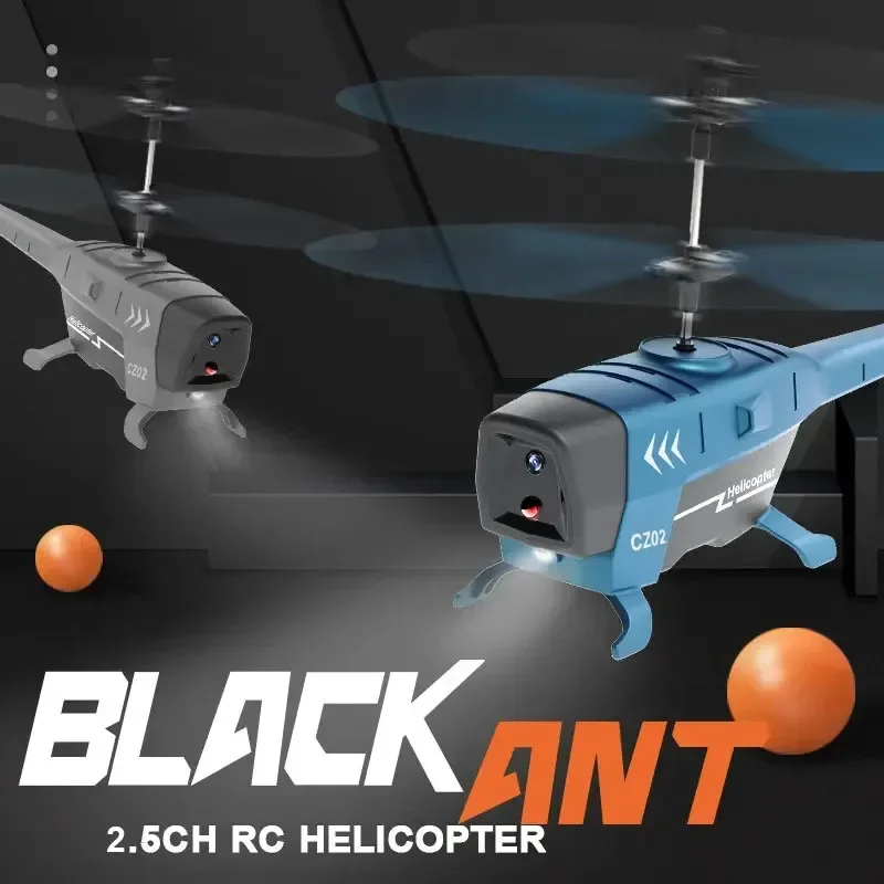 CZ202 2.5 Channel Remote-controlled Aircraft Induction Intelligent Obstacle Avoidance Helicopter Drone for Kids