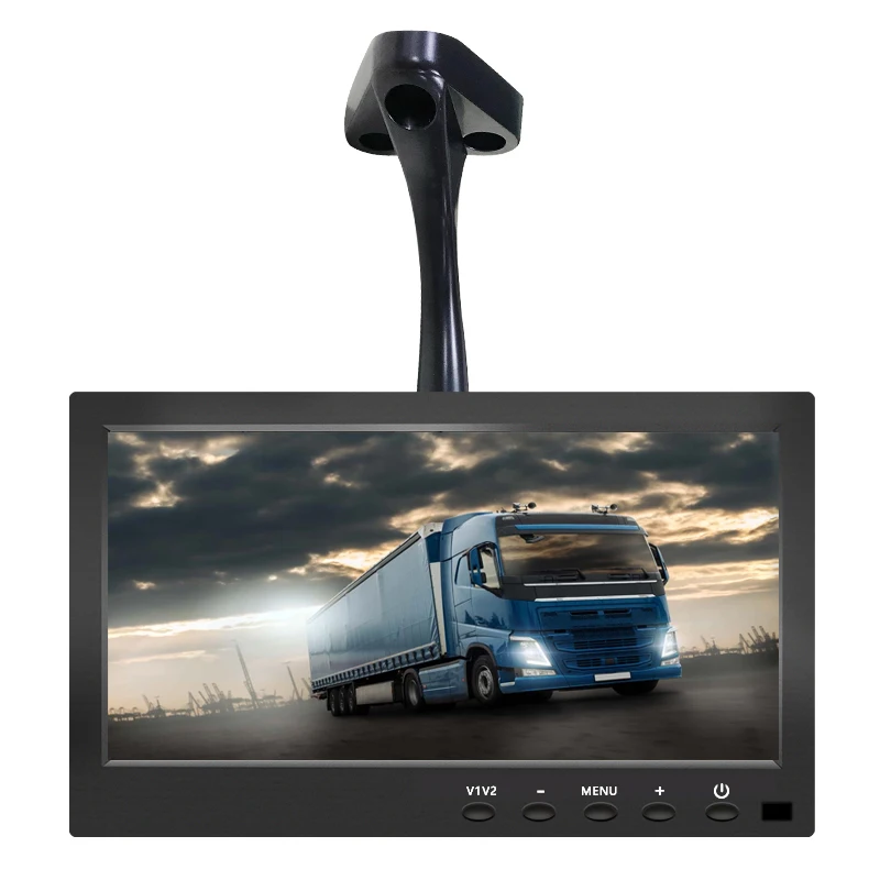 Tech 10.1inch IPS RGB 1024x600 SD Card Auto/PAL/NTSC USB Portable Rearview Mirror Monitor 1 Year Warranty For Trucks Buses
