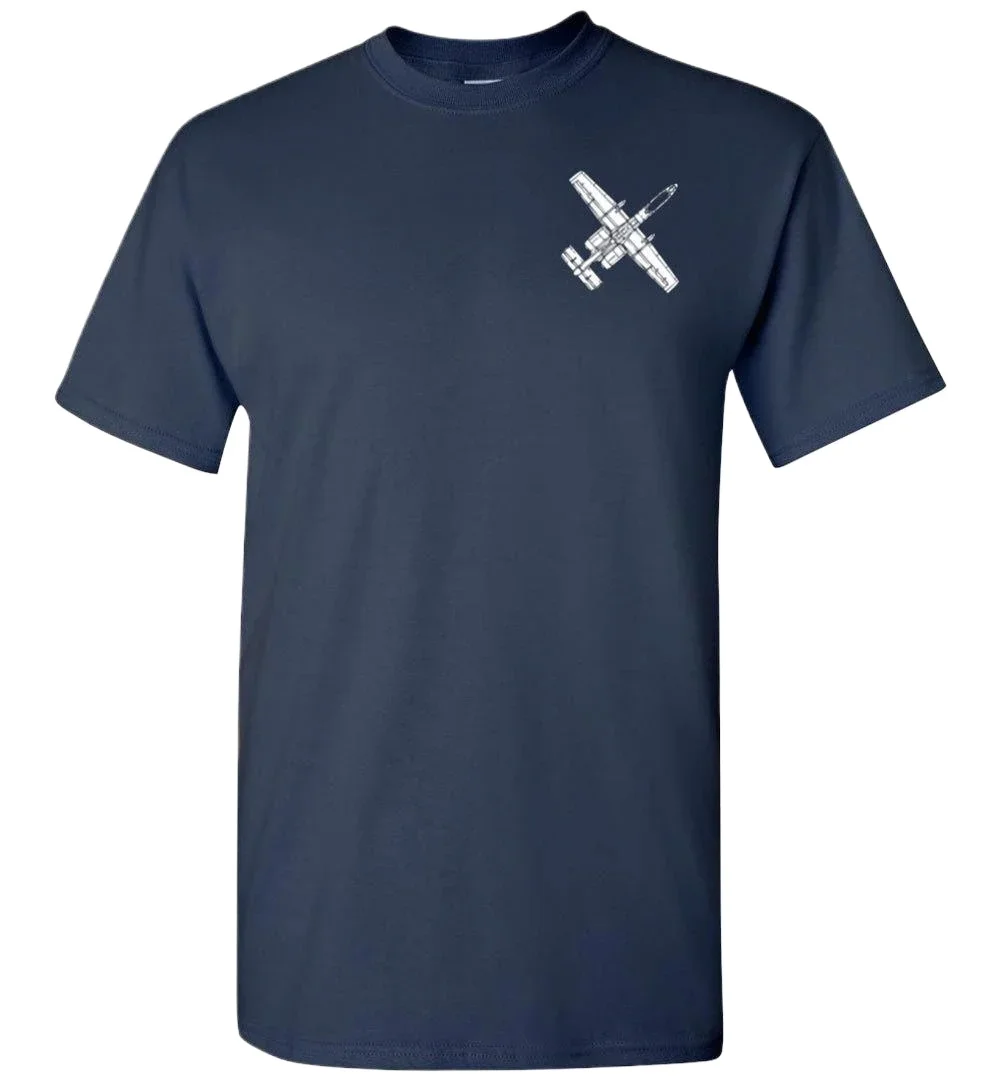 US Air Force A-10 Thunderbolt II Warthog Attack Aircraft T-Shirt 100% Cotton O-Neck Short Sleeve Casual Mens T-shirt Size S-3XL