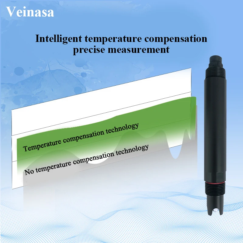 2026 New XS-PH106 Online Modbus pH Sensor Probe Electrode Digital pH Sensor OEM 0.01pH Accuracy 1 Year Warranty for RS485 Labora
