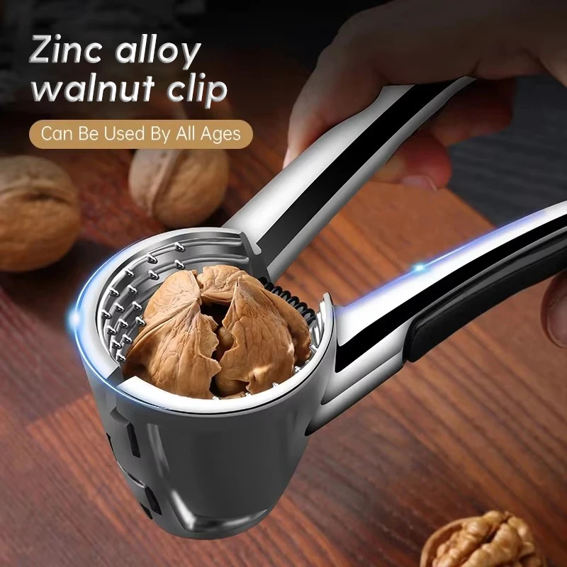 Portable Walnut Clip Nut Sheller Clip Tool Clamp Plier Cracker Nutcracker Sheller Crack Almond Walnut Pecan Hazelnut Filbert Nut