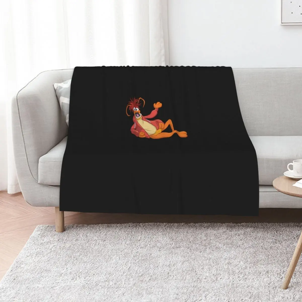 Pepe the King Prawn T-Shirt Throw Blanket Luxury Throw Decorative Throw Furrys Decoratives For Sofa Thin Flannel Fabric Blankets