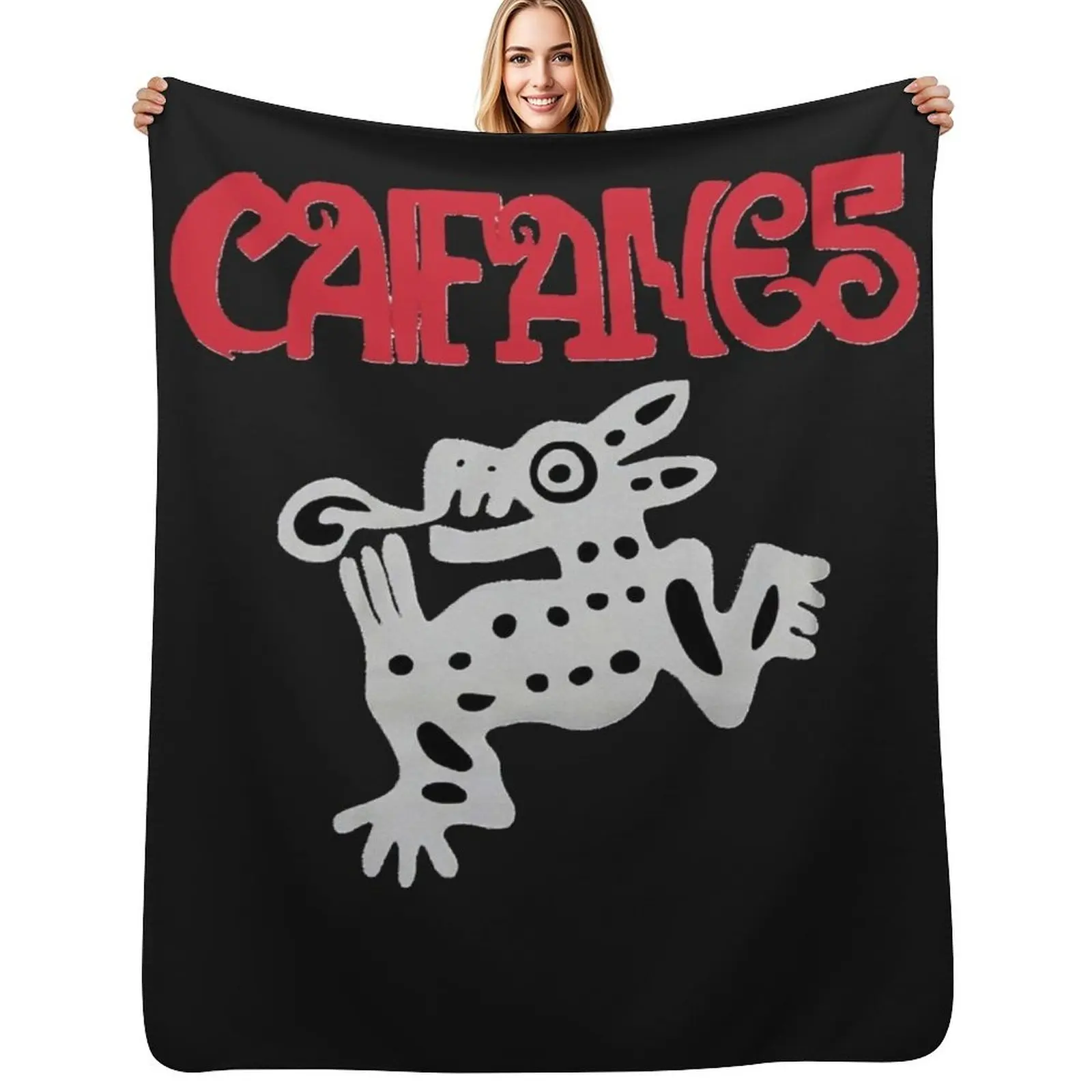 Caifanes Music Band Logo Classic T-Shirt Throw Blanket Year Round Soft Comfortable Blanket for Home