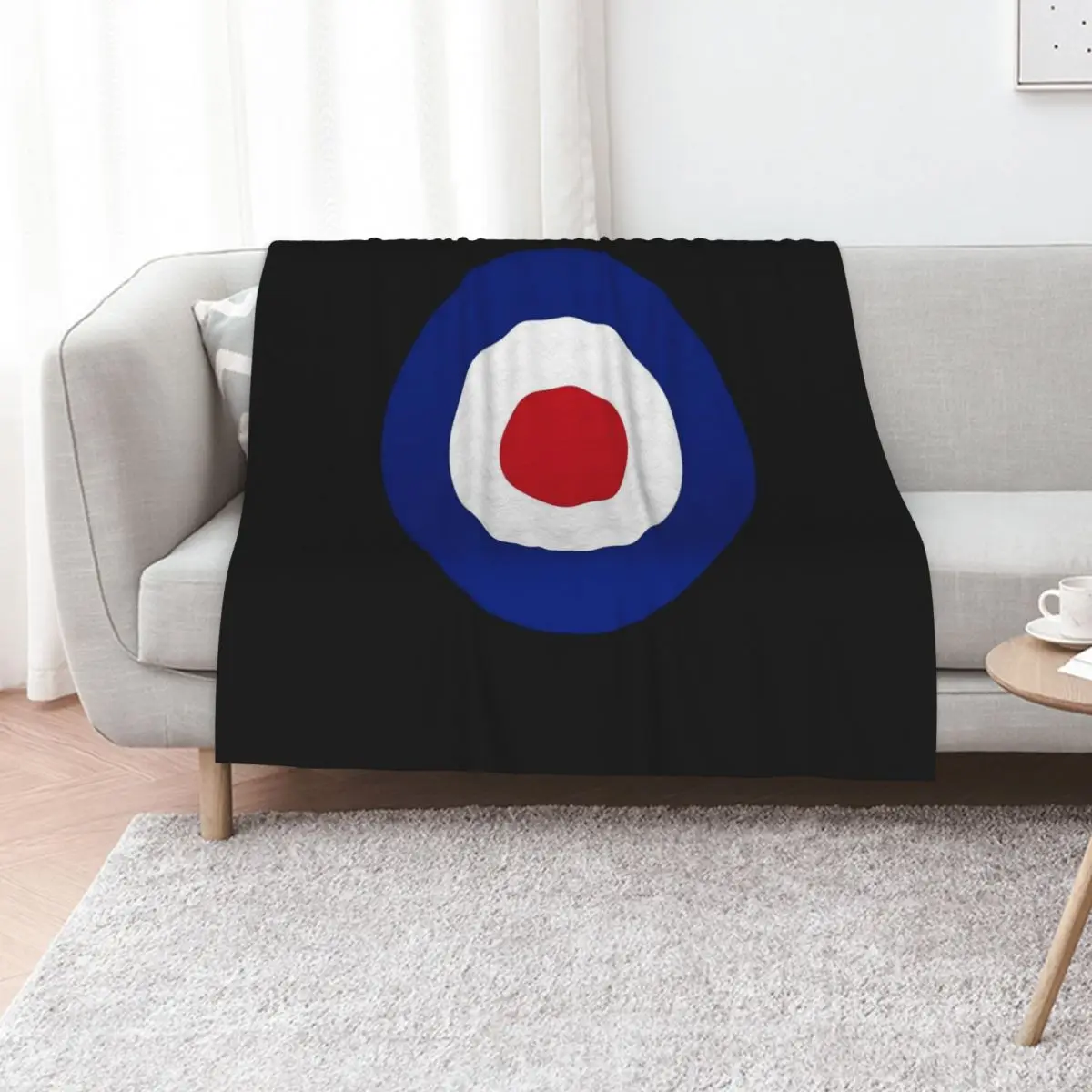 Mod roundel classic t shirt Throw Blanket warm winter Sleeping Bag Personalized Gift Flannels manga Retros Blankets