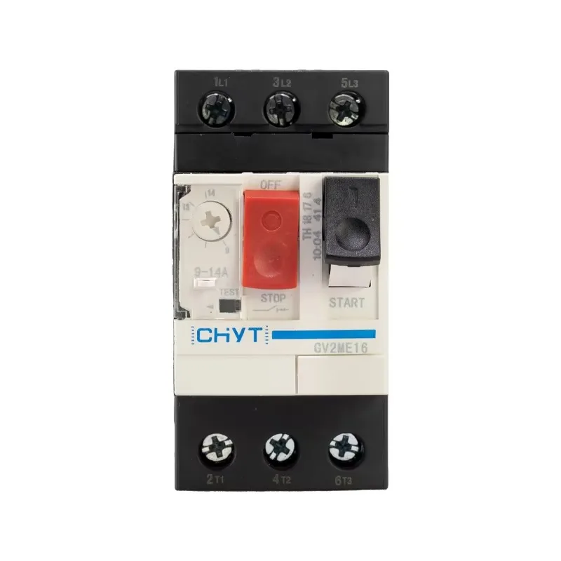 GV2ME Motor Start Protection Switch Thermal Magnetic Type Overload Short Circuit Motor Protection Circuit Breaker Black