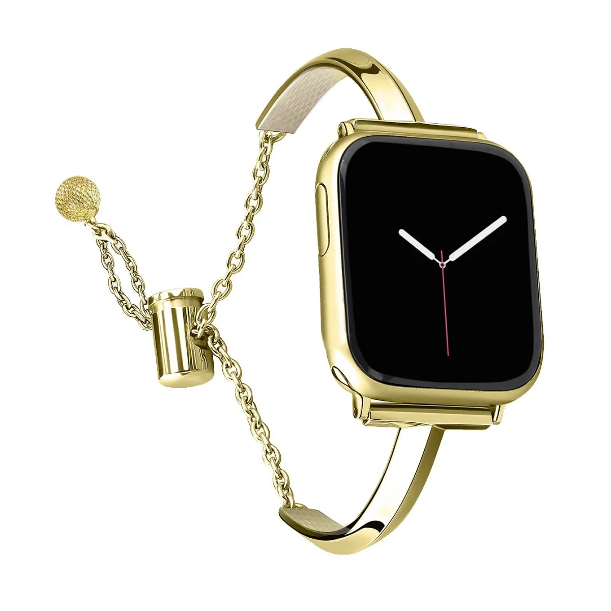 Metal Stainless steel bracelet Link For Apple Watch band Series 8/7/6/10/9 40mm 41mm 38mm 42mm 44mm 45mm 46mm Strap