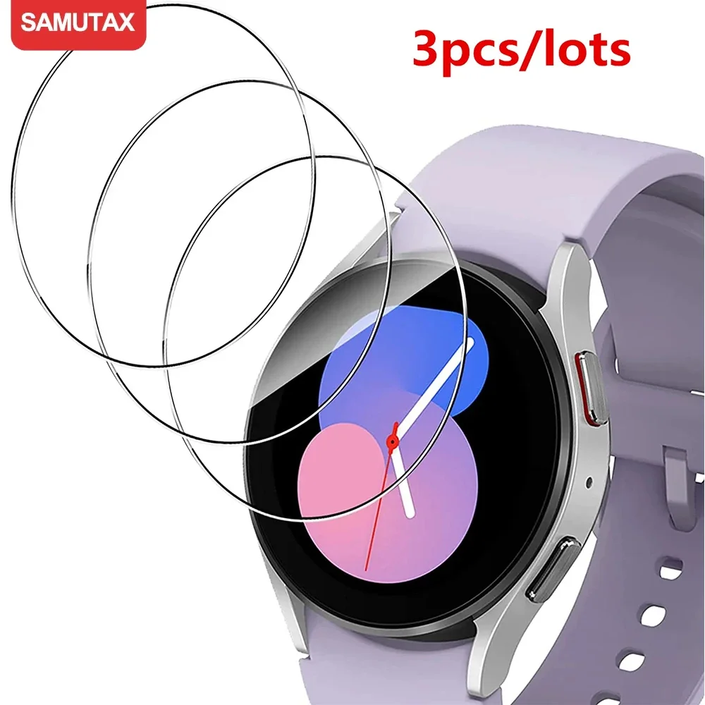Screen Protector Guard For Samsung Galaxy Watch 6 5 4 40MM 44mm Classic 43 47mm 42MM 46MM Tempered Glass Clear Protective Films