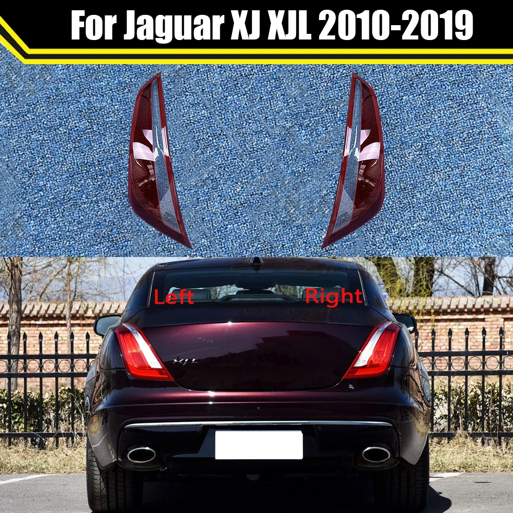 For Jaguar XJ XJL 2010-2019 For Car Rear Taillight Shell Brake Lights Shell Replacement Auto Rear Shell Cover Mask Lampshade
