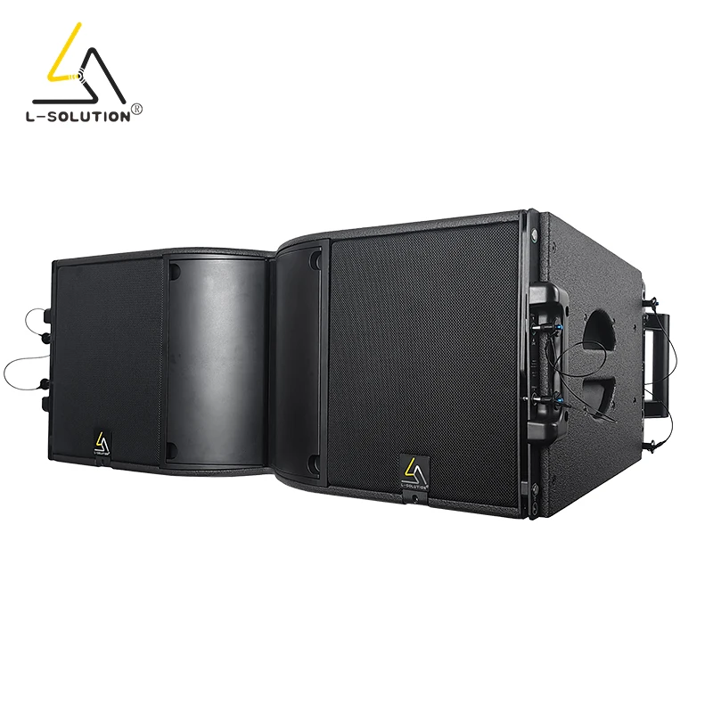 K212 L-solution Stage Sound Equipment DUAL 12-Inch Passive Line Array Ethernet Interface 1200W Power 56Hz-19KHz Frequency