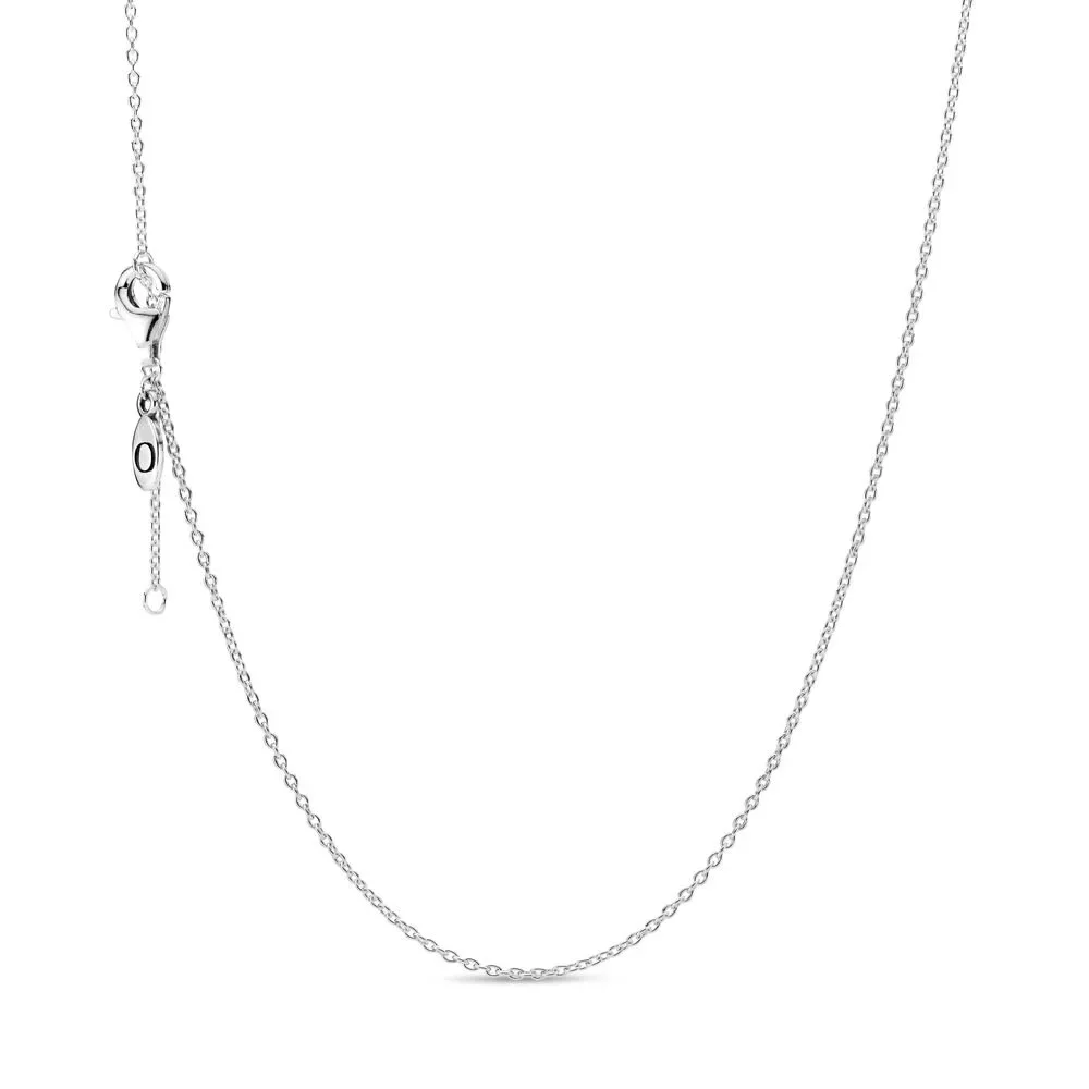 925 sterling silver women's jewelry rose gold necklace can be designed with original charm pendant necklace DlY jewelry gift