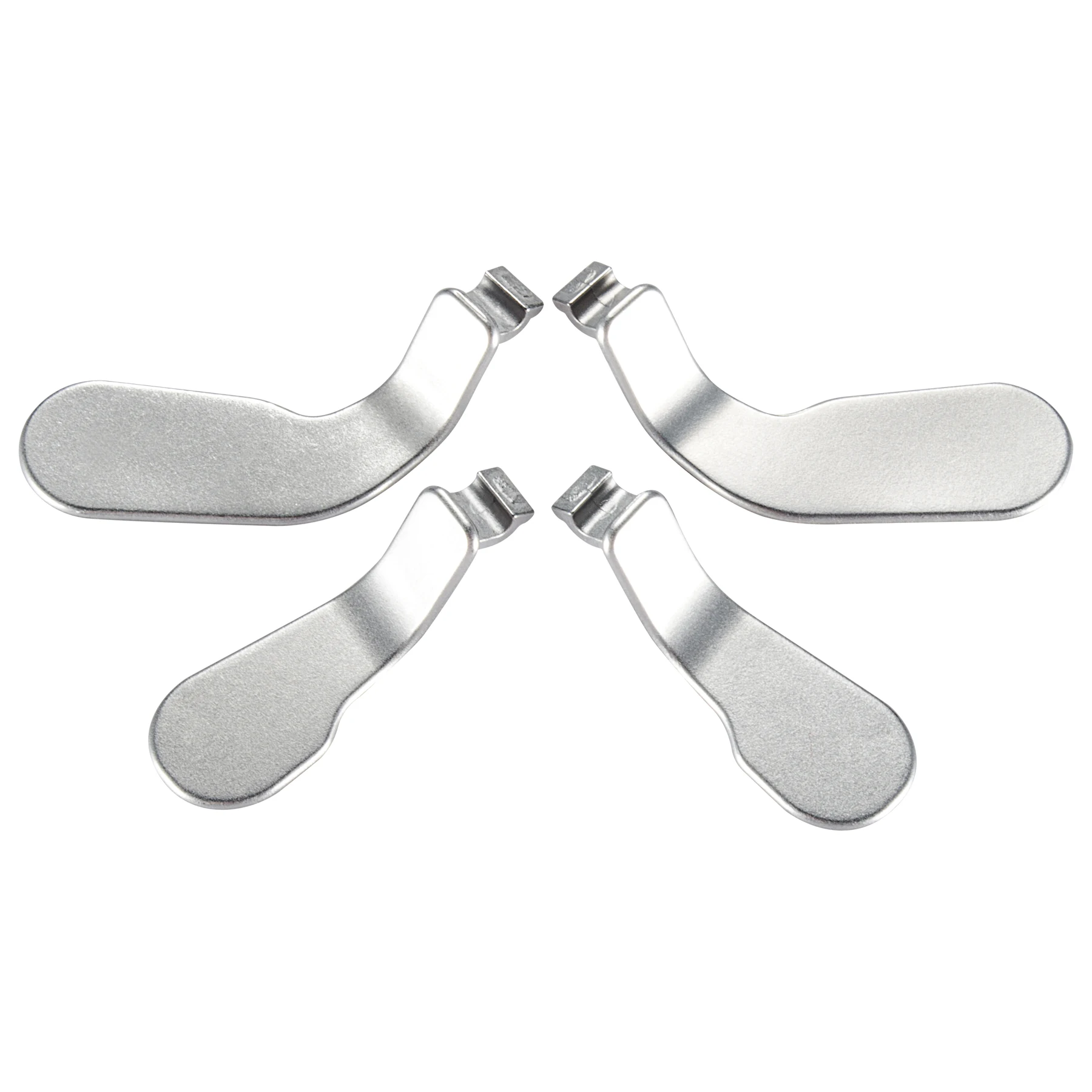 eXtremeRate Metal Stainless Steel Replacement Paddles Hair Trigger Compatible with Xbox One Elite Series 1 / Series 2 Controller