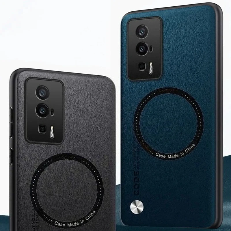 Magnetic Case For Xiaomi Poco F5 F6 x6 f7 m7 x7 Pro c85 17 14 15 Ultra 15T 14T pro Skin Leather Shockproof Silicone Phone Case