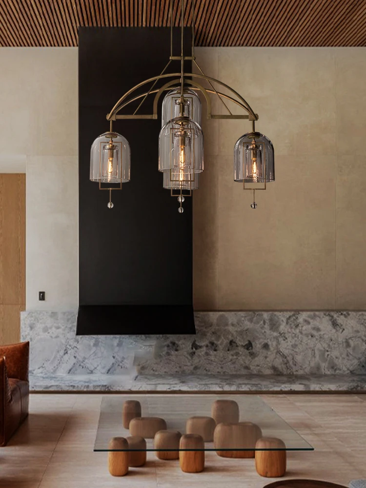 Illuminate Your Foyer Or Dining Room With Our Vintage American Glass Chandelier Dimming Function Brass Black Chrome Hardware