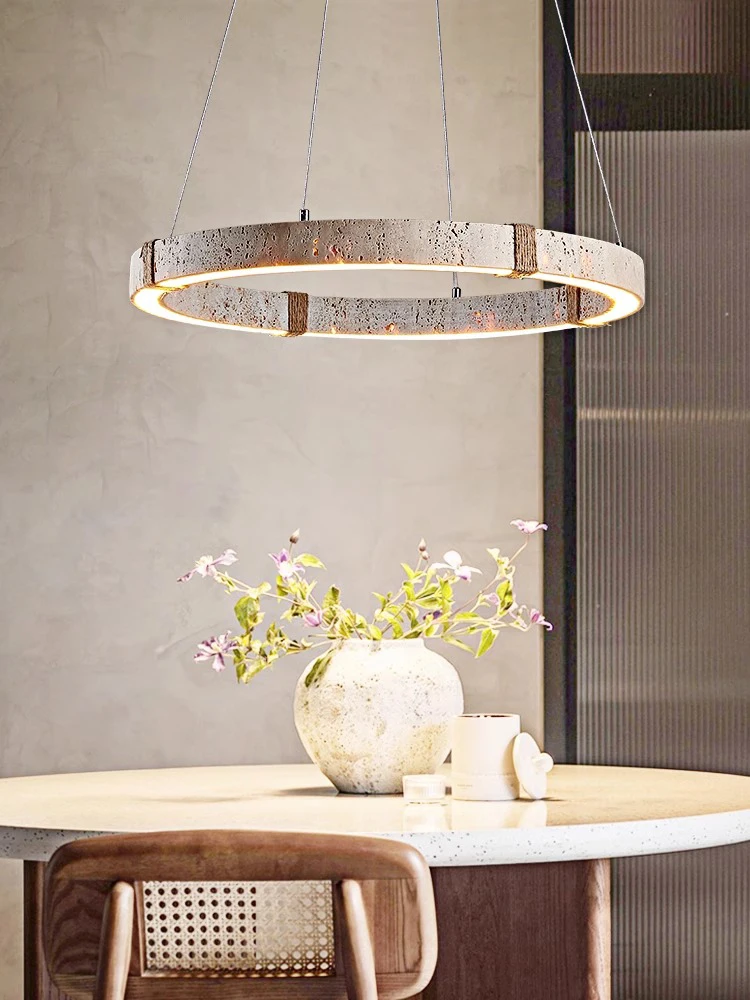 2026 New Trend Home Decoration Stone Series Chandelier Lighting Lustre Para Sala Estar For Living Room Dinning Room