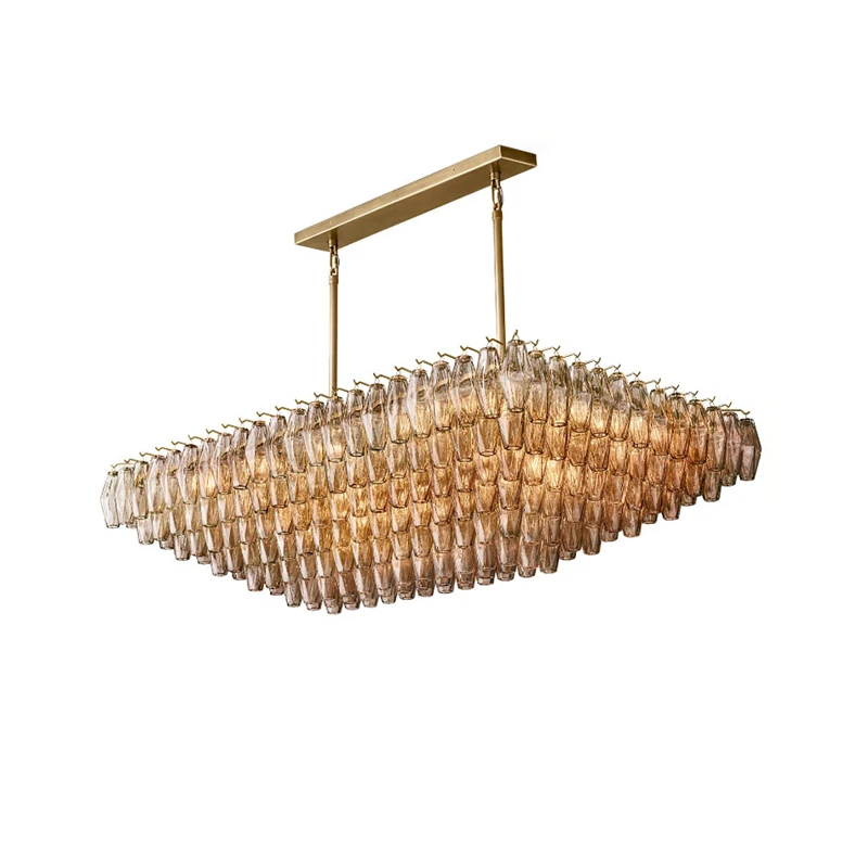 LED American Chrome Black Brass 2026 Chandelier Lighting Hanging Lamps Lustre Suspension Luminaire Lampen For Dinning Room