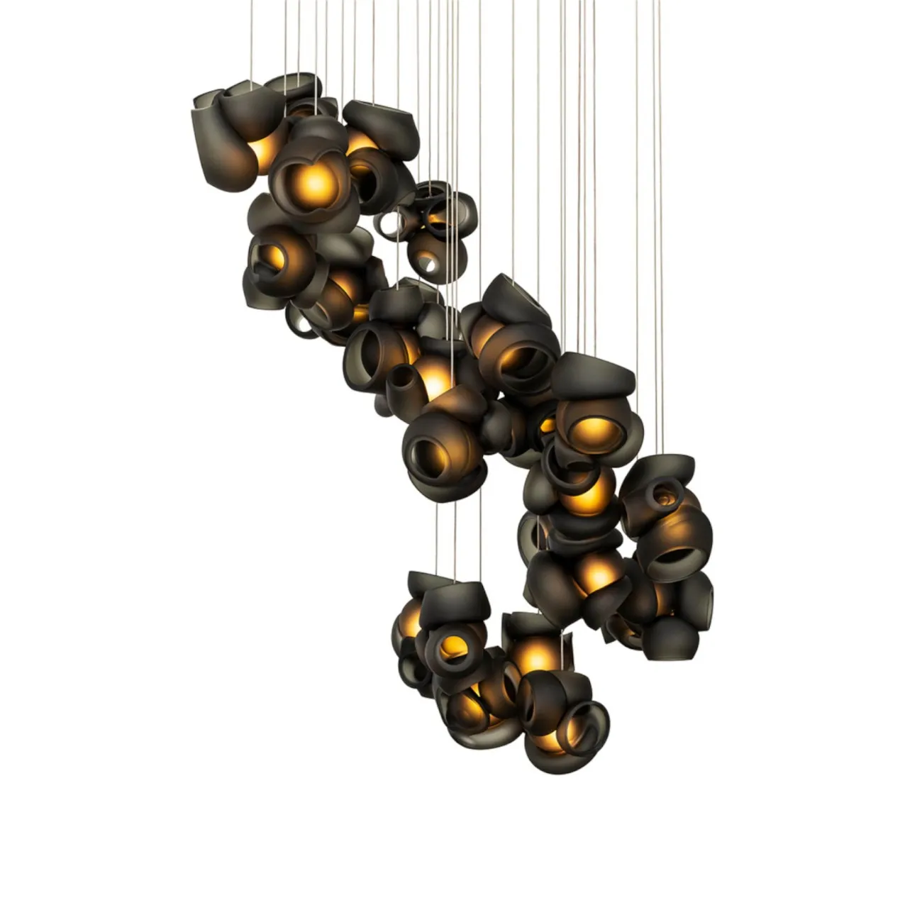 2026 New Trend Home Decoration Geometric Glass G9 LED Chandelier Lighting Lustre Para Sala Estar For Living Room Dinning Room