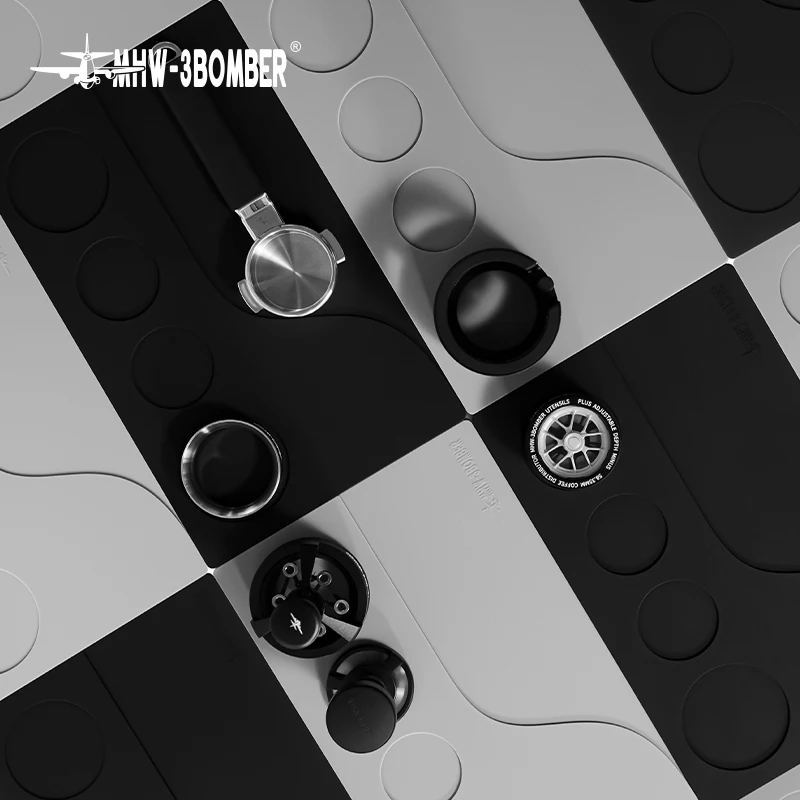 MHW-3BOMBER Tamping Mat Silicone Espresso Tamper Mat for Yu-series Storage Pad Professional Home Barista Tool Coffee Accessories