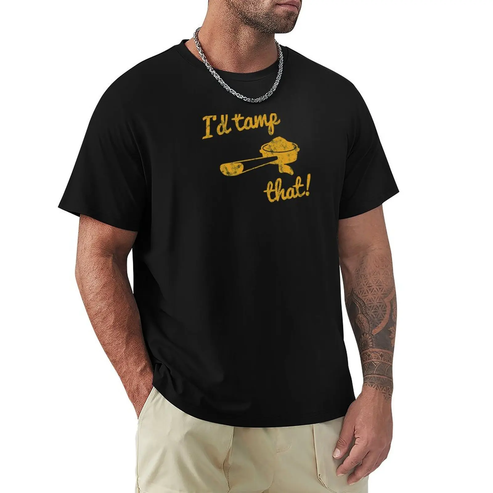I Would Tamp That (Espresso Portafilter) // Picture of Espresso Portafilter and Funny Play on Words with the Fresh Mount T-Shirt