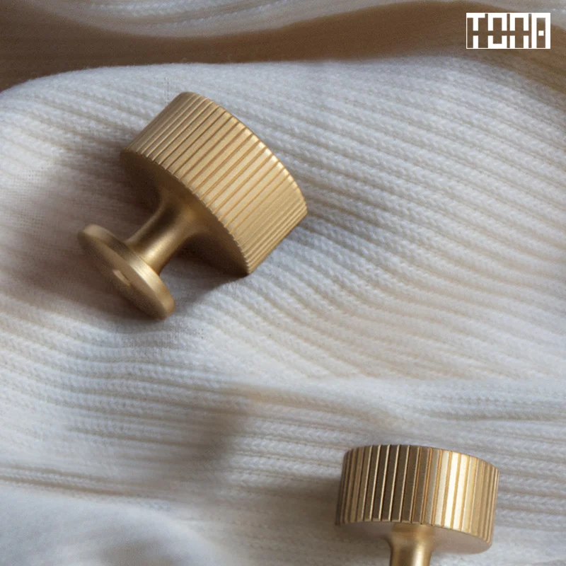 TONA Solid Brass Handle Drawer Cupboard Knob Wardrobe Door Handle Cabinet Copper Pull Kitchen Furniture Long Handle