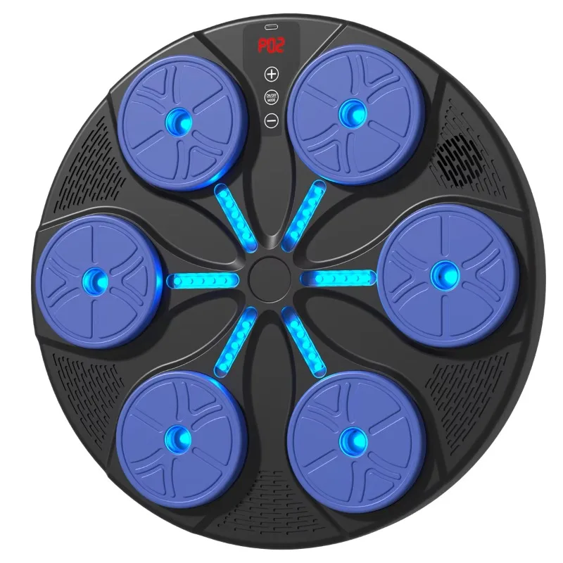 Fun & Durable Music-enabled Boxing Training Machine With Interactive Lights & Touch Sensors Workout Companion