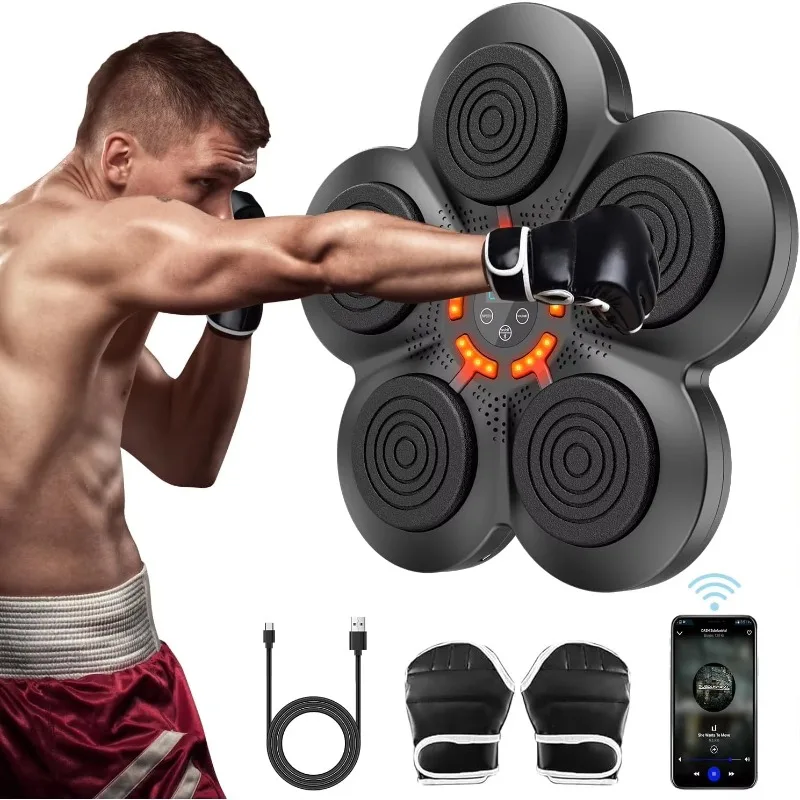 Intelligent Music Boxing Target Trainer Fight Machine Boxing Wall Target Sensitive Induction Durable Surface For Home Training