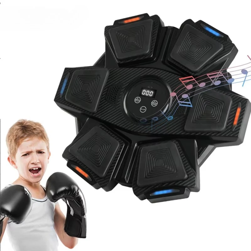Music Boxing Machine Interactive Punching Trainer Electric Automatic System For Adult Indoor Combat And Fitness Training