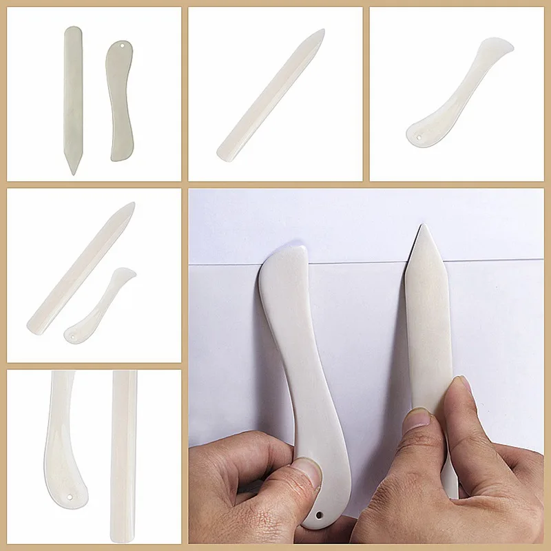 2pcs Paper Creaser And Bone Folder Is Designed To Create Clean And Crisp Folds Or To Score Paper Or Cardstock New DIY Tool 2019