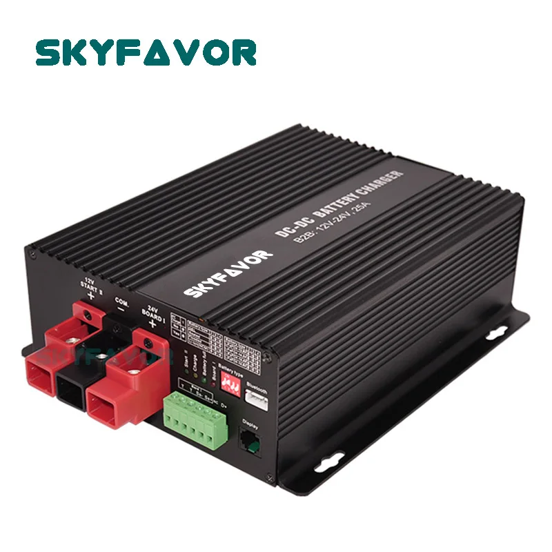 On-board Yacht 4WD RV Camper 12V DC to DC Battery Charger 12V 60A Automatic Whit MPPT 30A Solar Battery Charger DC-DC Charger