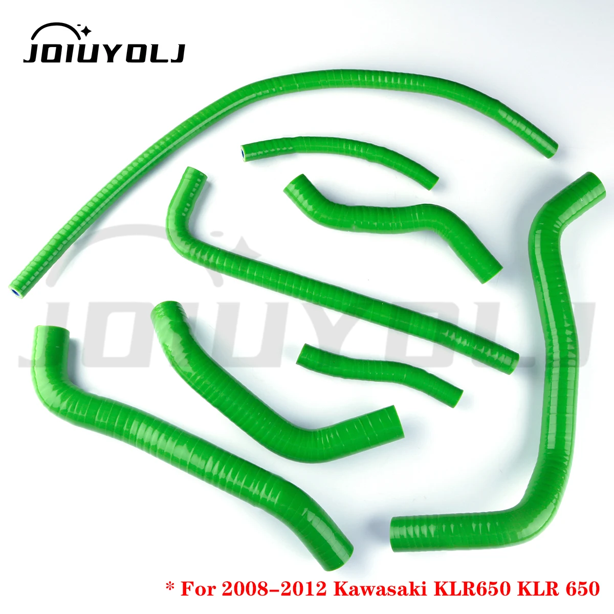 8pcs For 2008-2012 Kawasaki KLR650 KLR 650 2009 2010 2011 Motorcycle Silicone Radiator Coolant Hose Pipe Kit